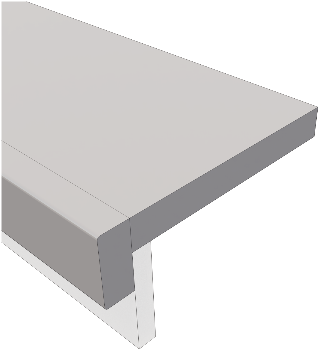 70x30mm 3mm PR Plant-On Closed